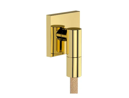 Hansgrohe FixFit Fine E - Nástěnné kolínko, leštěný vzhled zlata 28883990