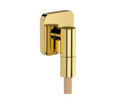 Hansgrohe FixFit Fine Q - Nástěnné kolínko, leštěný vzhled zlata 28884990