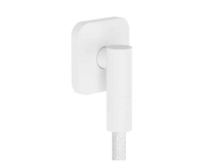 Hansgrohe FixFit Fine Q - Nástěnné kolínko, matná bílá 28884700