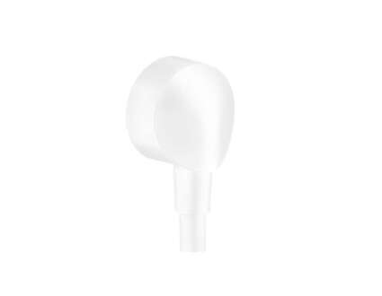 Hansgrohe Fixfit - Přípojka hadice E bez zpětného ventilu, matná bílá 27454700