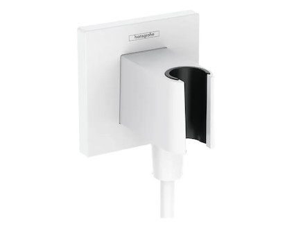 Hansgrohe Fixfit - Sprchové kolínko s držákem, matná bílá 26889700