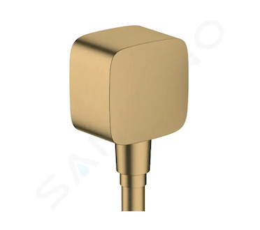 Hansgrohe Fixfit - Sprchové kolínko se zpětným ventilem, kartáčovaný bronz 26457140