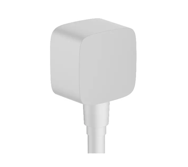 Hansgrohe Fixfit - Sprchové kolínko se zpětným ventilem, matná bílá 26457700