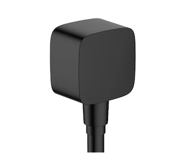 Hansgrohe Fixfit - Sprchové kolínko se zpětným ventilem, matná černá 26457670