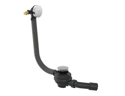 Hansgrohe Flexaplus - Vanová odtoková a přepadová souprava, Push-Open, chrom 58154000