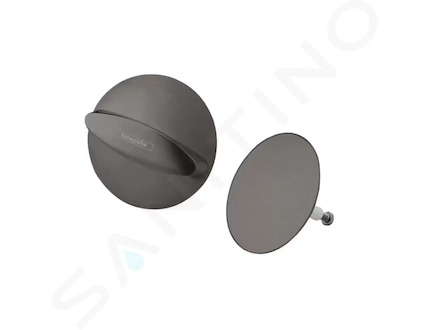 Hansgrohe Flexaplus - Vrchní sada vanového výtoku, kartáčovaný černý chrom 58185340