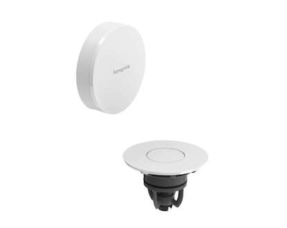 Hansgrohe Flexaplus - Vrchní sada vanového výtoku, Push-Open, matná bílá/vysoce lesklá bílá 58187700