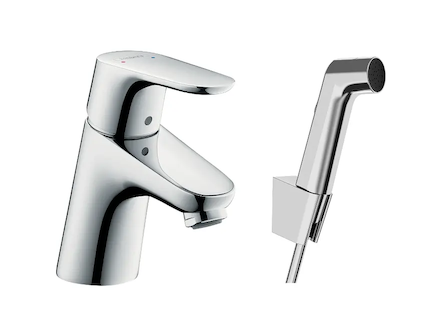Hansgrohe Focus E2 - Souprava pákové baterie 70 s bidetovou sprškou a sprchovou hadicí, chrom 31926000
