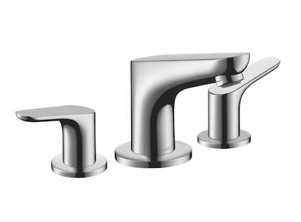 Hansgrohe Focus E2 - Umyvadlová baterie 100, 3-otvorová instalace, s odtokovou soupravou s táhlem, chrom 31937000