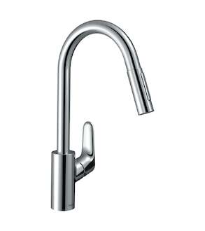 Hansgrohe Focus M41 - Dřezová baterie s výsuvnou sprškou, chrom 31815000