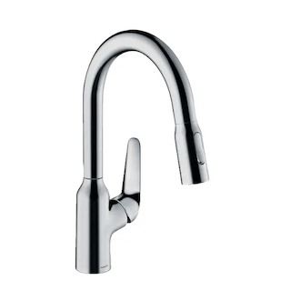 Hansgrohe Focus M42 - Dřezová baterie M429-H180 ECO, s výsuvnou sprškou, chrom 71862000