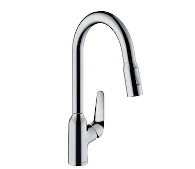 Hansgrohe Focus M42 - Dřezová baterie M429-H220 s výsuvnou sprškou, chrom 71800000
