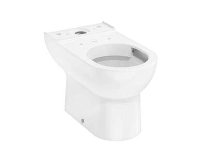 Hansgrohe GladeLake S - WC kombi mísa, vario odpad, AquaChannel Flush, Rimless, EcoSmart, bílá 60108450