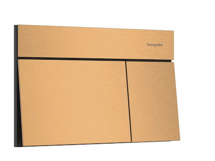 Hansgrohe iFrame Element E - Ovládání splachování, kartáčovaný bronz 66003140
