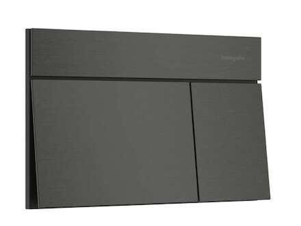 Hansgrohe iFrame Element E - Ovládání splachování, kartáčovaný černý chrom 66003340