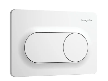 Hansgrohe iFrame Original S - Ovládání splachování, matná bílá 66002700