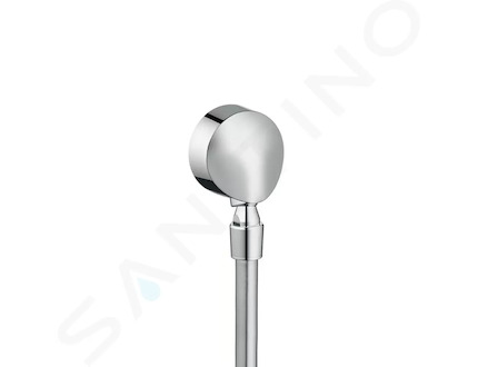 Hansgrohe Kolínka - Připojení hadice Fixfit E se zpětným ventilem a kulovým kloubem, chrom 27505000