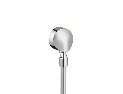 Hansgrohe Kolínka - Připojení hadice Fixfit E se zpětným ventilem a kulovým kloubem, chrom 27505000