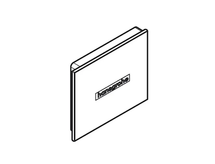 Hansgrohe  - Krytka s logem pro baterie RainSelect, chrom 93501000