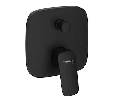 Hansgrohe Logis - Baterie pod omítku, pro 2 spotřebiče, matná černá 71405670