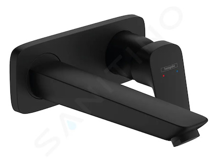 Hansgrohe Logis - Umyvadlová baterie pod omítku, s výpustí, EcoSmart, matná černá 71220670