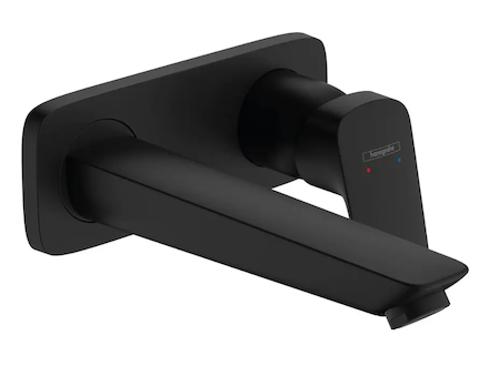 Hansgrohe Logis - Umyvadlová baterie pod omítku, s výpustí, EcoSmart, matná černá 71220670