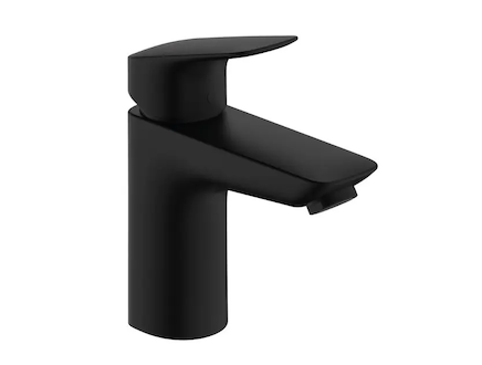 Hansgrohe Logis - Umyvadlová baterie s výpustí Push-Open, EcoSmart, matná černá 71107670