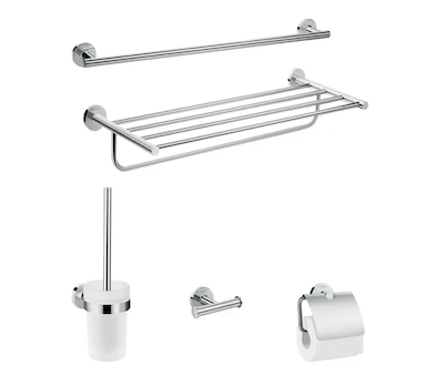 Hansgrohe Logis Universal - Sada doplňků do koupelny, chrom 41728000