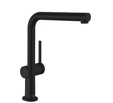 Hansgrohe M54 - Dřezová baterie Talis s výsuvnou koncovkou, matná černá 72808670