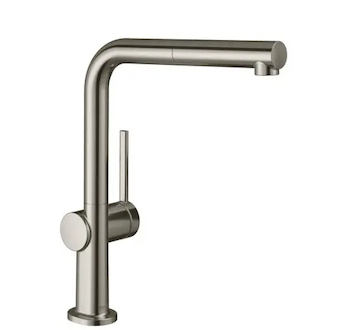 Hansgrohe M54 - Dřezová baterie Talis s výsuvnou koncovkou, vzhled nerezu 72808800