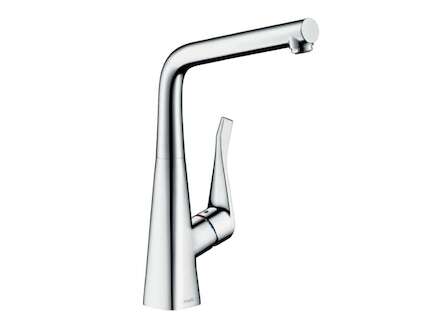 Hansgrohe Metris New - Dřezová baterie sklopná pod okno, chrom 14823000