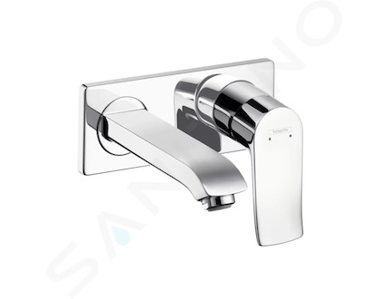 Hansgrohe Metris New - Umyvadlová páková baterie LowFlow 3,5 l/min pod omítku, chrom 31251000