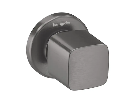 Hansgrohe Metris - Uzavírací ventil pod omítku, kartáčovaný černý chrom 31677340