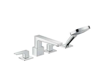 Hansgrohe Metropol - Baterie na okraj vany, 4-otvorová instalace, chrom 32552000