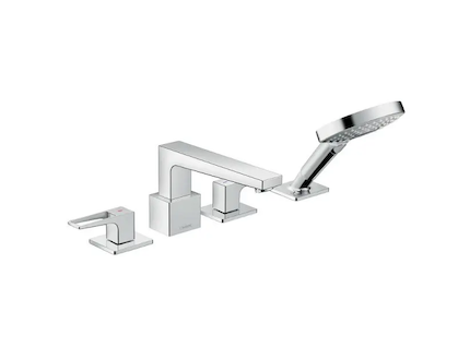 Hansgrohe Metropol - Baterie na okraj vany, 4-otvorová instalace, chrom 74552000