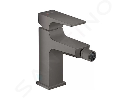 Hansgrohe Metropol - Bidetová baterie s výpustí Push-Open, kartáčovaný černý chrom 32520340