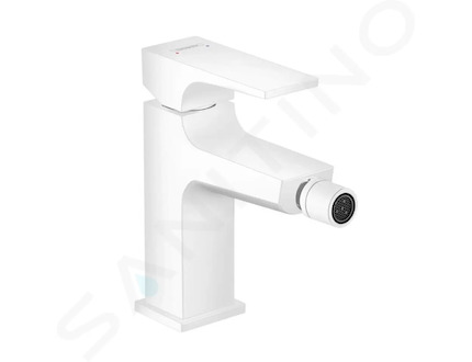 Hansgrohe Metropol - Bidetová baterie s výpustí Push-Open, matná bílá 32520700