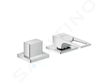 Hansgrohe Metropol - Páková dvouotvorová baterie na okraj vany, chrom 74548000