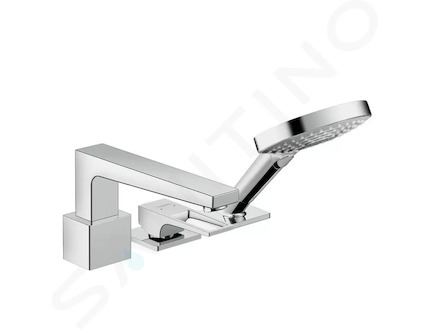 Hansgrohe Metropol - Páková tříotvorová baterie na okraj vany, chrom 74550000