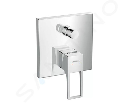 Hansgrohe Metropol - Podomítková páková vanová baterie s bezpečnostní kombinací, chrom 74546000