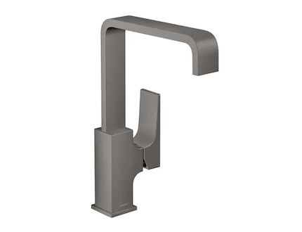 Hansgrohe Metropol - Umyvadlová baterie s výpustí Push-Open, kartáčovaný černý chrom 32511340