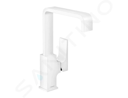 Hansgrohe Metropol - Umyvadlová baterie s výpustí Push-Open, matná bílá 32511700