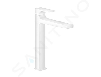 Hansgrohe Metropol - Umyvadlová baterie s výpustí Push-Open, matná bílá 32512700