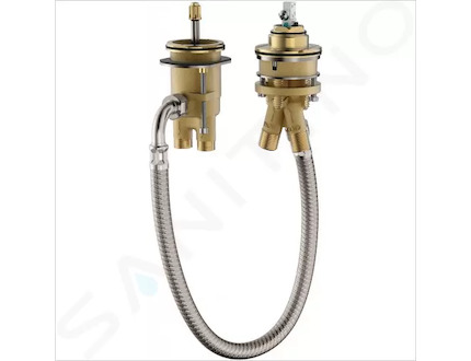 Hansgrohe Montážní tělesa - Základní těleso 2-otvorové baterie na okraj vany 13159180