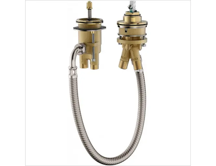 Hansgrohe Montážní tělesa - Základní těleso 2-otvorové baterie na okraj vany 13159180