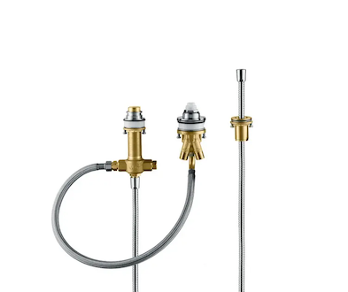 Hansgrohe Montážní tělesa - Základní těleso pro 3-otvorovou instalaci na okraj vany 13439180