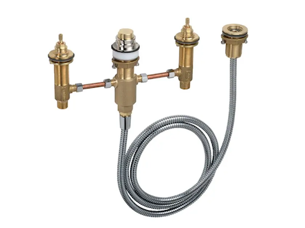 Hansgrohe Montážní tělesa - Základní těleso pro 4-otvorovou baterii na okraj vany 13244180