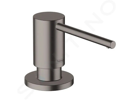 Hansgrohe Příslušenství - Dávkovač mycího prostředku A41, 500 ml, kartáčovaný černý chrom 40438340