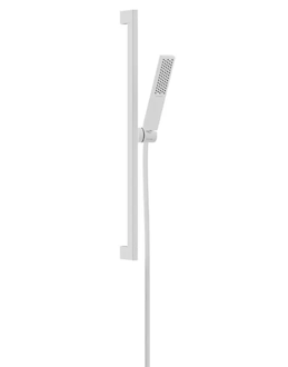 Hansgrohe Pulsify E - Set sprchové hlavice, tyče a hadice, EcoSmart, matná bílá 24370700