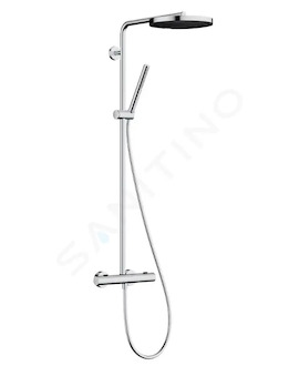 Hansgrohe Pulsify S Puro - Sprchový set s termostatem, průměr 26 cm, 1 proud, EcoSmart, chrom 24223000